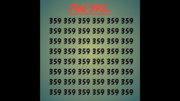 Only Genius can spot hidden numbers with 2 seconds #maths #viralshorts #subscribemychannel