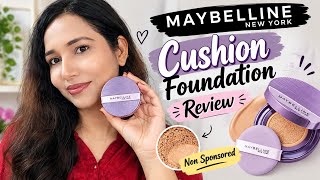Maybelline Cushion Foundation Review | Coverage, Oil Control & Wear Test screenshot 5