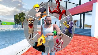 Playing As A Every HORROR SUPERHERO In INDIAN BIKE DRIVING 3D screenshot 5