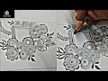 Beautiful short mehndi design  hand design patch  patch  pencil shading mehndi design 