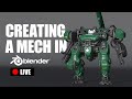 🔴LIVE - Blender Mecha Sunday