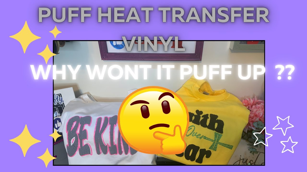 We’re trying HTVront Puff Heat Transfer Vinyl| Does it give the perfect puff?