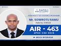 Mr.SOWROTU RAMU | AIR 463 UPSC CSE 2025 | PTGP 2025 | KingMakers IAS Academy