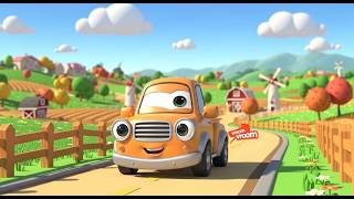 Pickup Truck Song for Kids 🛻 | Pickup Truck on Country Road Adventure | Nursery Rhymes &amp; Baby Songs