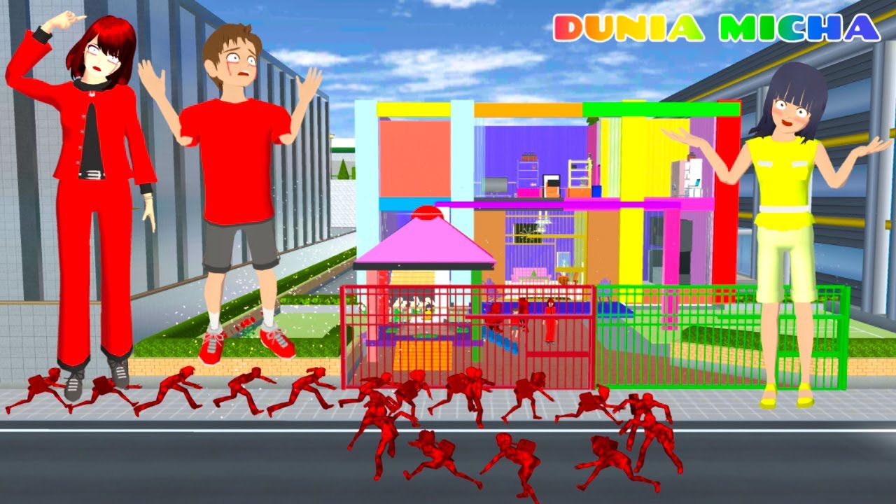 Yuta Pura Pura Jadi Zombie Lava Berhasil Kabur Mio Ngekor Yuta Terus 🤥🥵 Sakura School Simulator
