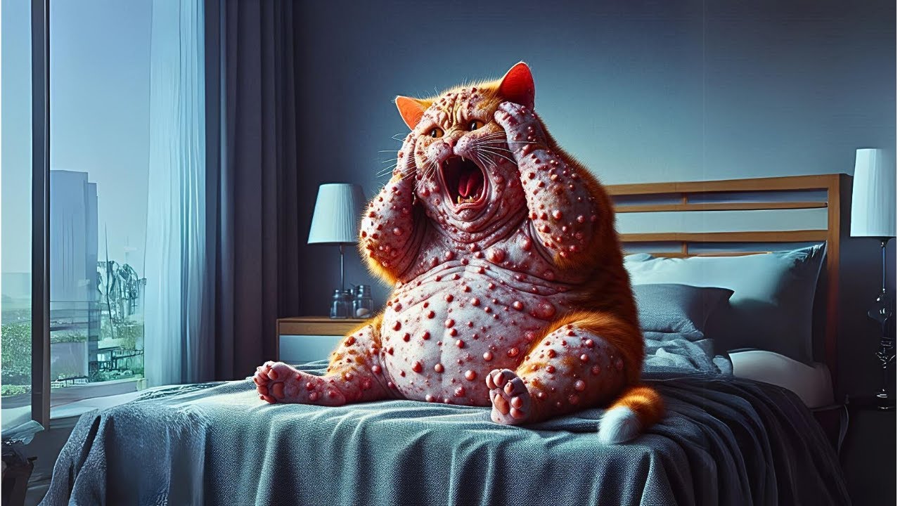 a-cat-who-eats-too-much-fast-food-gets-pimples-and-acne-youtube