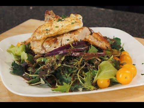 Chicken Salad with Ginger Balsamic Dressing