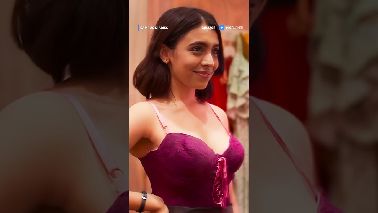 Srishti Rindani Hotness Overloaded🔥| Ritvik Sahore, Saloni Gaur | Campus Diaries | Amazon MX Player