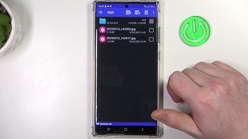 How To Unpack Rar & Zip Archives on Samsung Galaxy S23 Ultra - RAR app