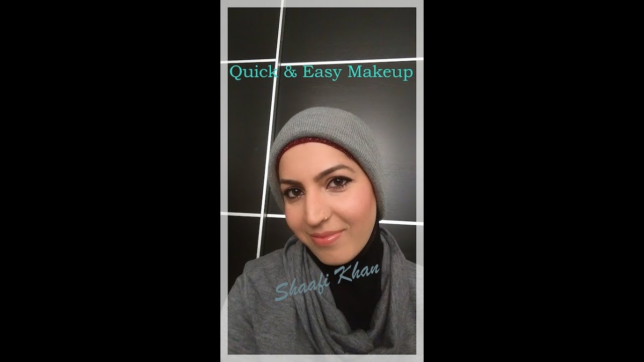 Quick and Easy Makeup Tutorial - YouTube