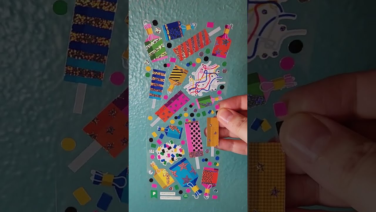 🎄 Pipsticks December 2022 Pro Sticker Club Classic Sticker Mail 🎄