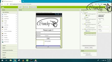 Membuat Form Login menggunakan app inventor 2