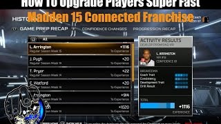 Player Upgrade GLITCH In Madden 15 Franchise Mode! | Madden Connected Franchise Tutorial