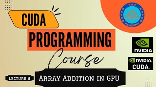 NVIDIA Cuda Programming | Addition Parallel Computing in GPU | Lecture-6