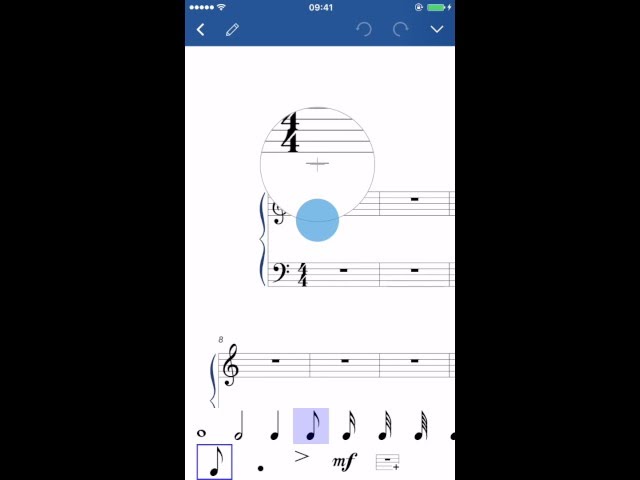 指先ひとつで本格楽譜を作曲｜嵩 张 Notation Pad