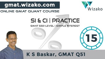 GMAT Simple Interest Practice Question | GMAT 550 level | GMAT Sample Questions