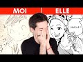 Elle transforme mes dessins moches en manga 