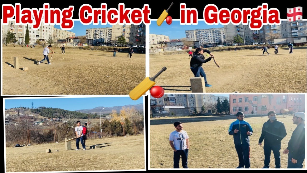 Playing Cricket in Tbilisi, Georgia | Team Parth vs Team Jatin - Cricket Match