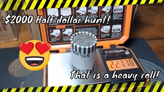 4 box half dollar hunt! We are still on the Shiney! #huntingswohio #coinrollhunting #silver