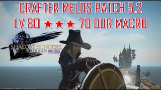 Final Fantasy XIV - Crafter Melds Patch 5.2 LV.80  70 Durability