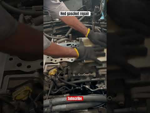 Isuzu gascket repair #viralvideo #automobile #trending #engineparts #1million #mechanic #isuzu