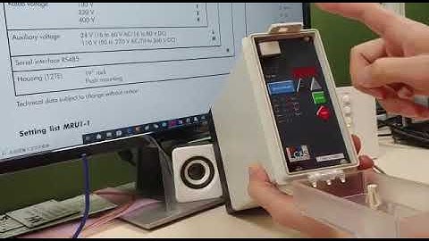 C&S Voltage Protection Relay MRU1-4-HRD Setting Movie