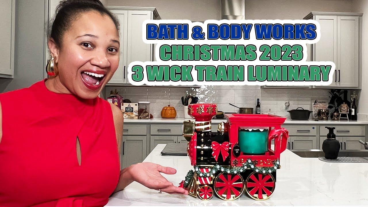 Proyector Nocturno De Navidad Bath & Body Works (2023) - Santa En Trineo, Aromatizante Wallflower