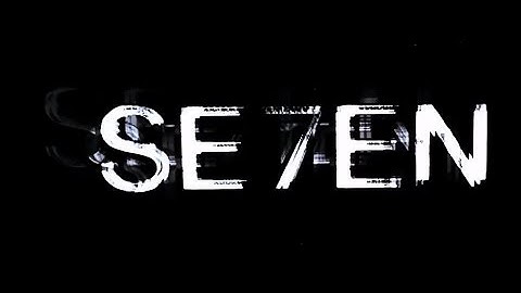 SE7EN (opening titles) intro HD 1080p