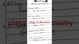 #intermediate part 1 chemistry Most imp Long question/class 11chemistry most Long question
