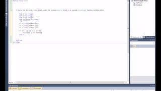Visual Basic.Net 2010 - Clase 1 (Uso de estructura If y operador And)