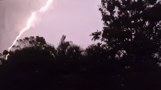 The Craziest Lightning Ive Ever Seen Squall Line Over The D Coast Australia 07122025