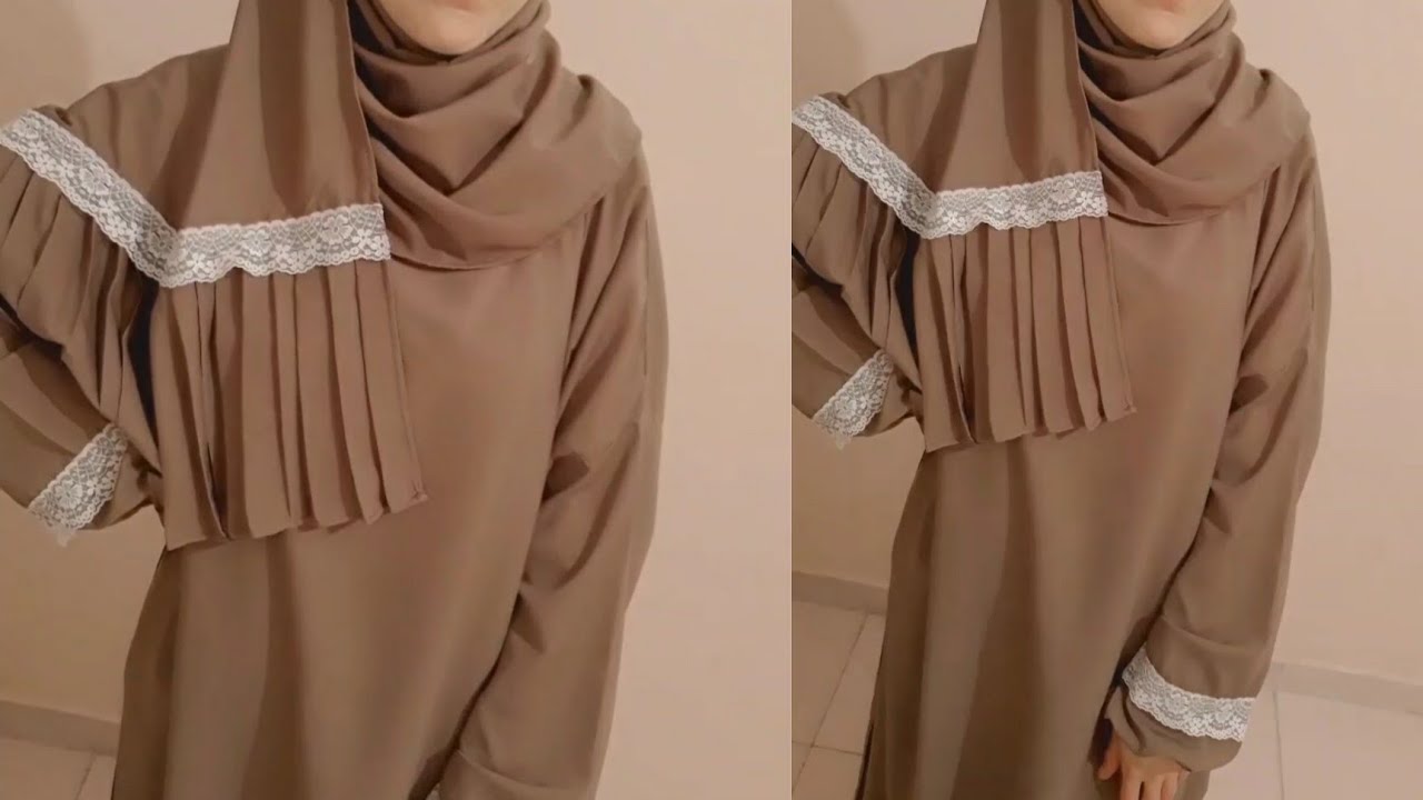 طريقة تركيب شال متصل مع عباية الصلاة💡بكل سهولة موديل جديد💥