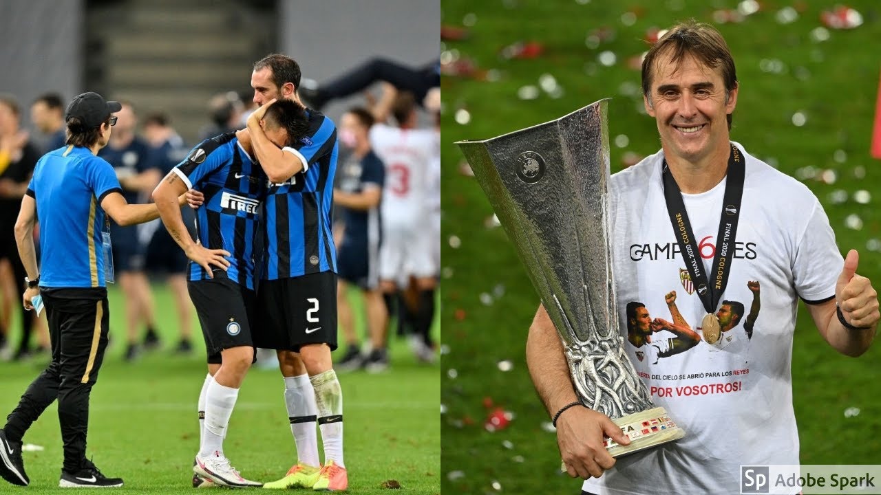 Emotional moments of Europa league final Sevilla Vs Inter