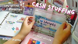 cash envelope stuffing #6 💌 new budget binders ✨ low income budgeting 💸 student seller philippines🇵🇭