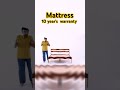 Wakefit Mattress | 10 Years Warranty | ShapeSense Orthopedic Classic Memory Foam Mattress #bedroom