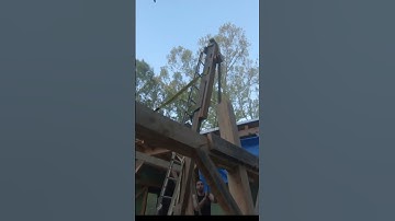 How to lift ￼anything with hand tools! #timberframe #heavyequipment #constructionmethod