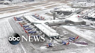 Weather causes thousands of flight cancellations I GMA