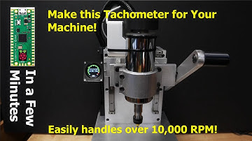 Learn how to make a Tachometer for your machine