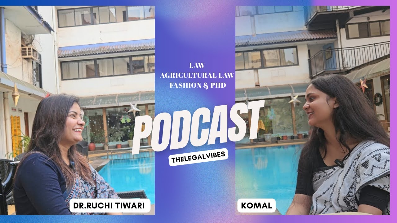Podcast with Dr. Ruchi Tiwari Ma’am 🎙️ | associate professor, Legal Education & Student Guidance