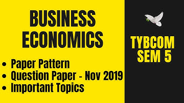 TYBCOM Economics Paper Pattern - Mumbai University | Old Question Paper | Important Topics