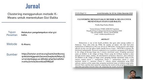 Klustering Untuk Menentukan Gizi Balita Menggunakan K-Means