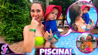 PRIMEIRA VEZ DO RAVI NA PISCINA! - Fran Japa