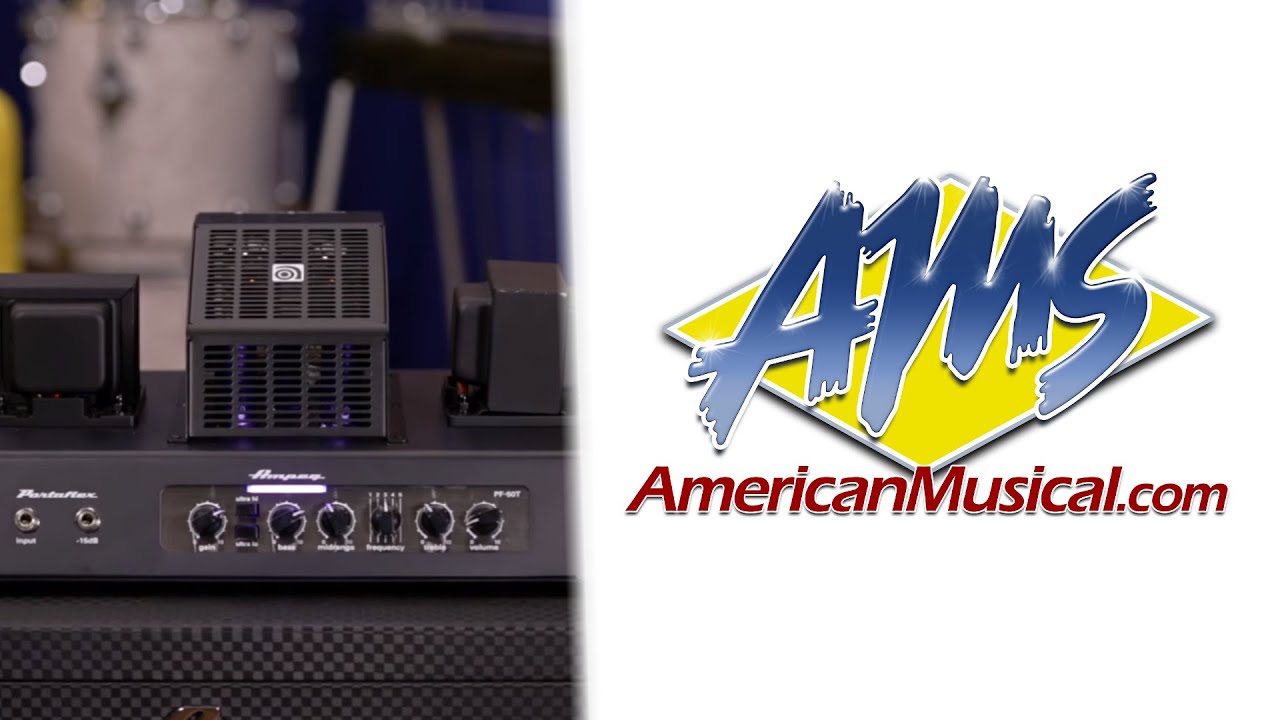 Ampeg PF50T Overview - Ampeg PF50T Portaflex Bass Guitar Amplifier Head