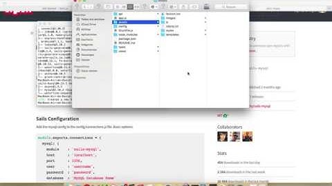 Getting started with Sails js || Mac OS