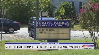 Mold cleanup complete at Grove Park Elementary School in Alamance County