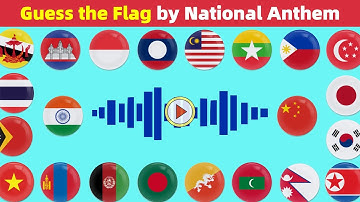 Guess The Country Flag by Sound | Southeast Asia & Nearby Countries