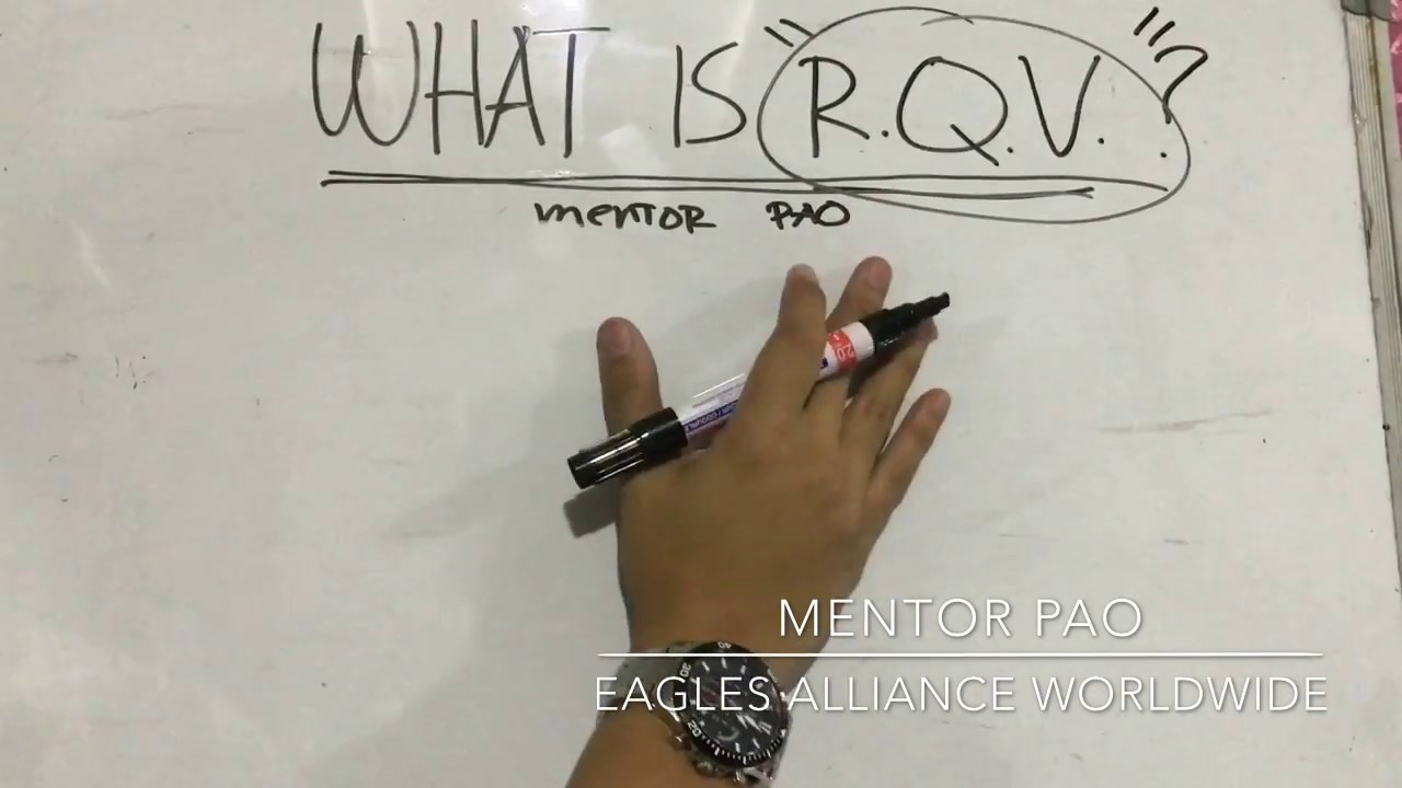 WHAT IS "RQV" ( I AM WORLDWIDE)