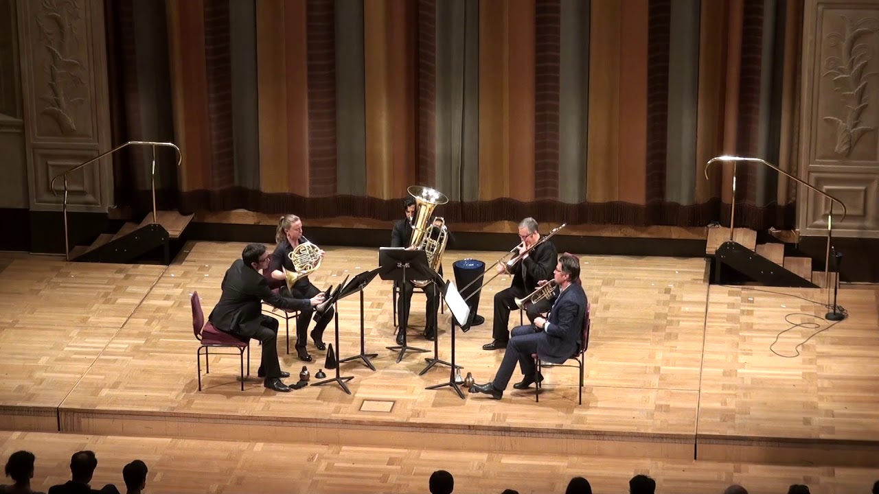 Arnold: Brass Quintet, III Con brio performed by Stockholm Chamber Brass