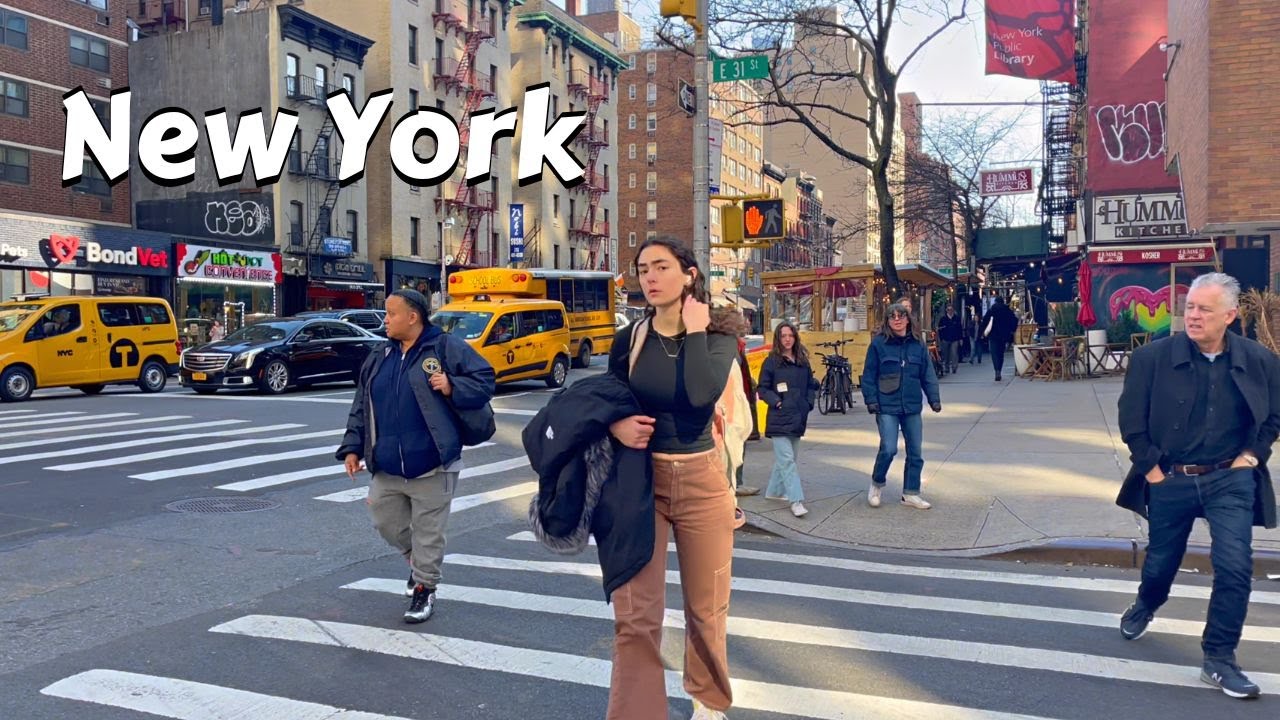 New York City Walking Tour - Manhattan 4k 3rd Avenue Walk Around