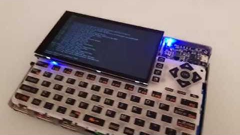 PocketPi first power up!